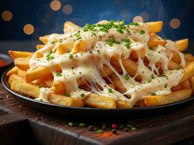 صورة بطاطس موتزريلا